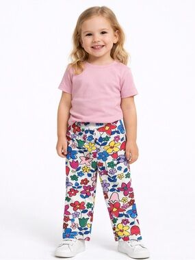 Hanna Andersson Flowers Forever Pants | Girls 6/7 120cm